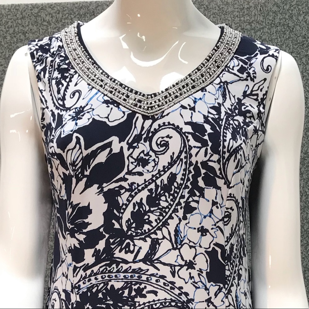 JM Collection A-Line Sleeveless Dress